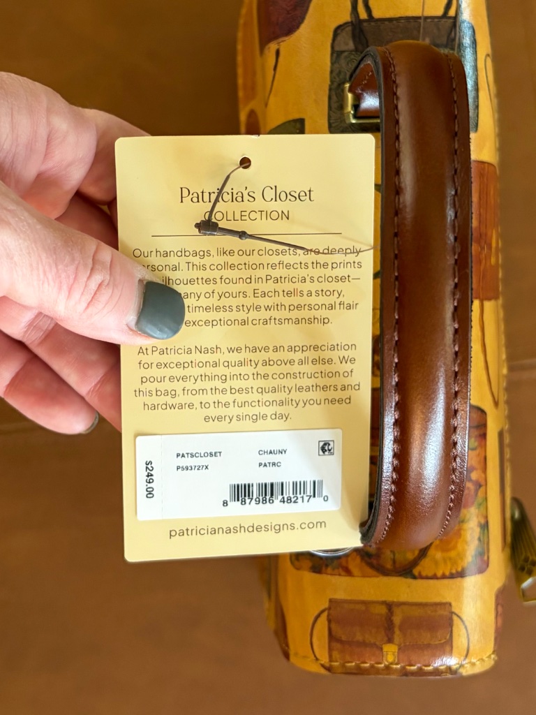 Patricia Nash Chauny Satchel/Crossbody "Patricia's Closet" Collection Nwt *Rare* — image 7 of 8